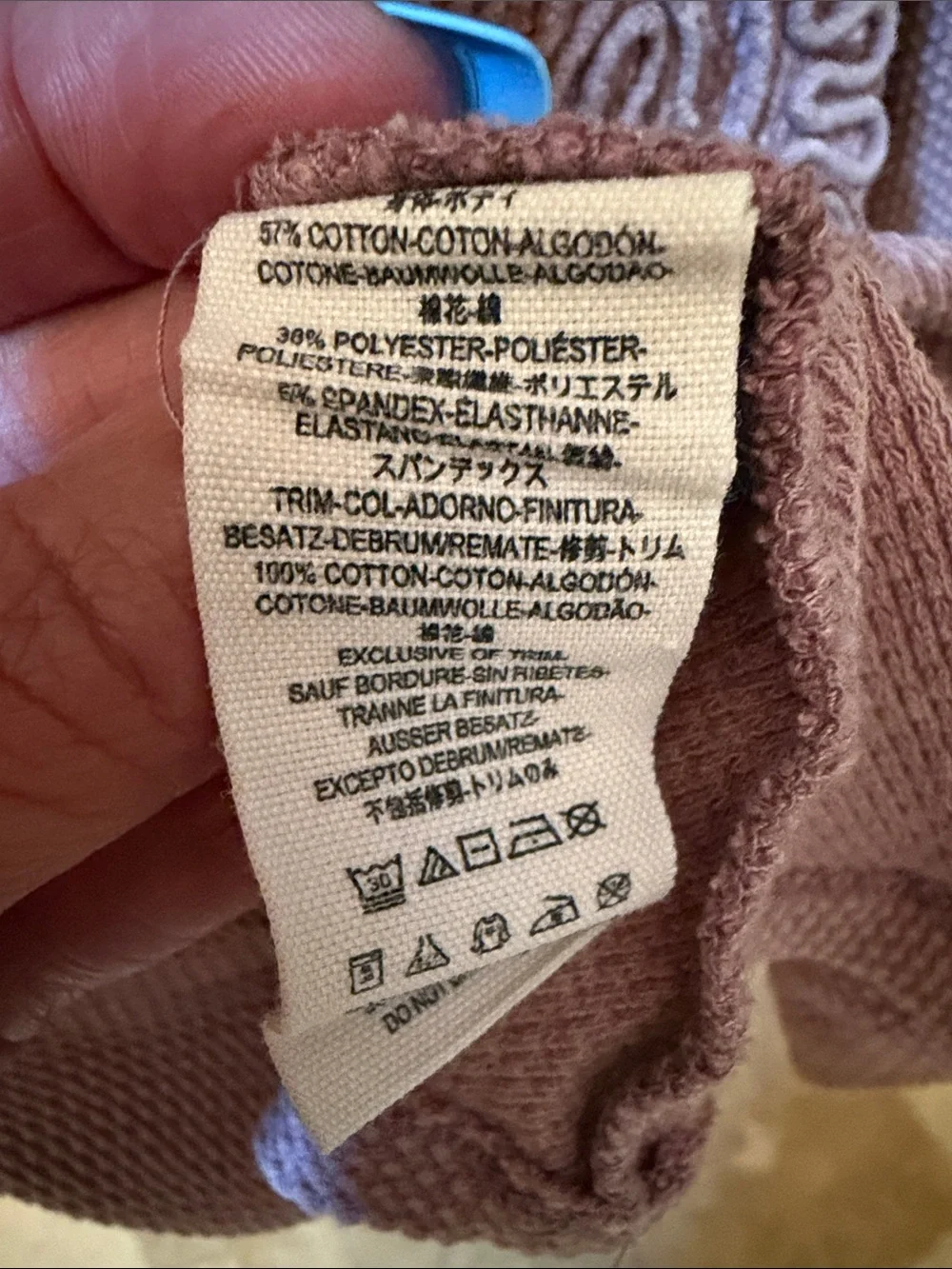 Free People Dusty Mauve Knit Square-Neck Long Sleeve Top PTP 16”